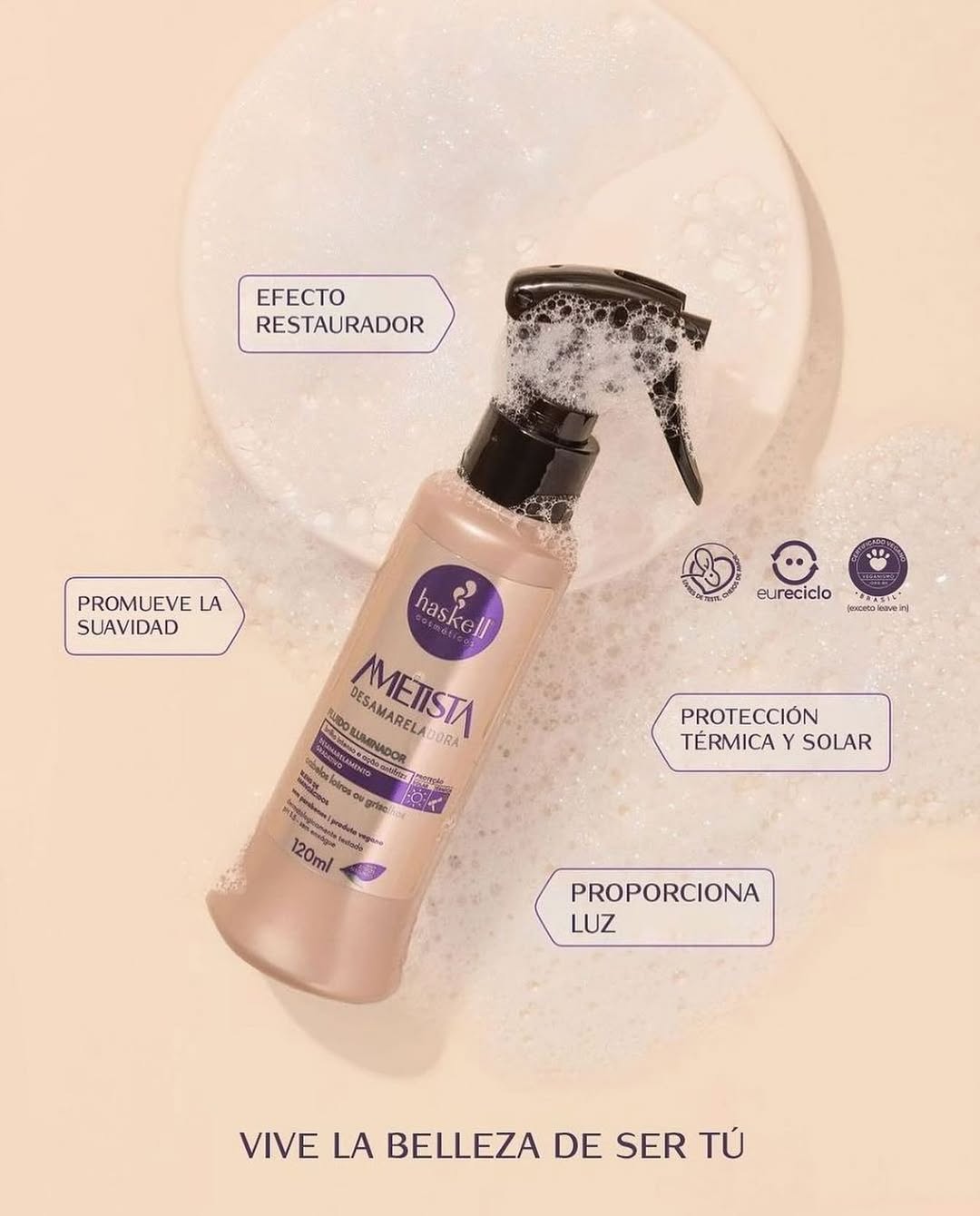 Fluido Iluminador Ametista 120ml